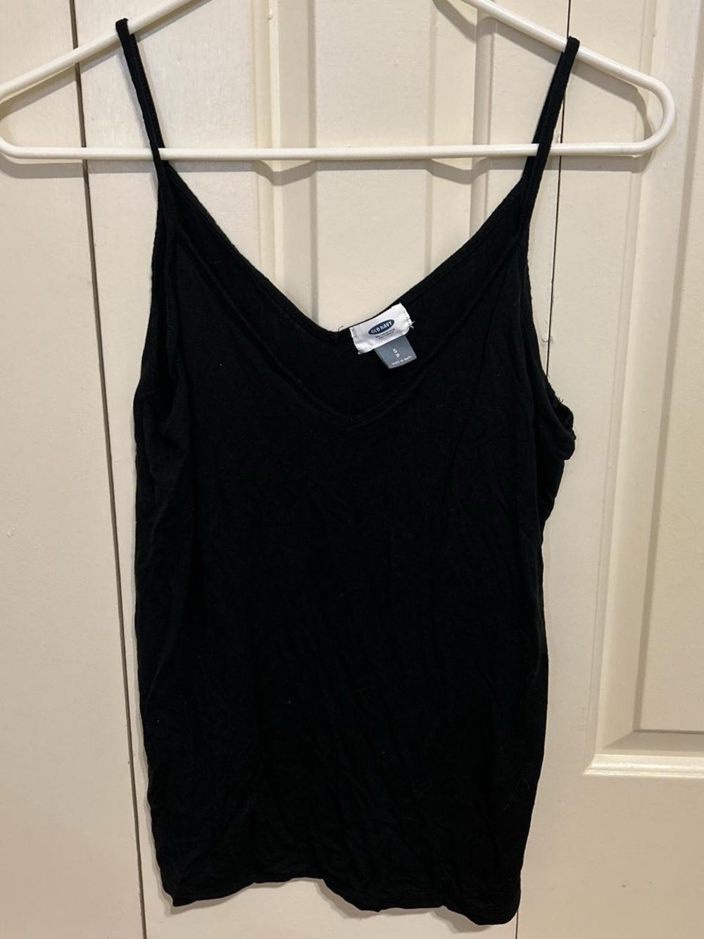 Old Navy Black V-Neck Spaghetti Strap Camisole